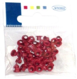 SALE! NIEUW 60 eyelets Bruinrood van Artemio - 2