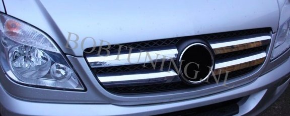 Bobtuning Rvs Grill Lijsten Mercedes Sprinter 2006-2014 - 1