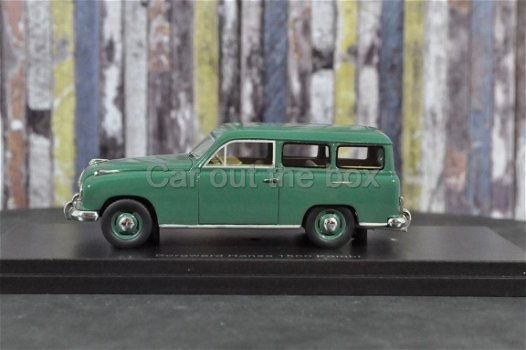 Borgward Hansa 1500 kombi groen 1:43 Bos - 1