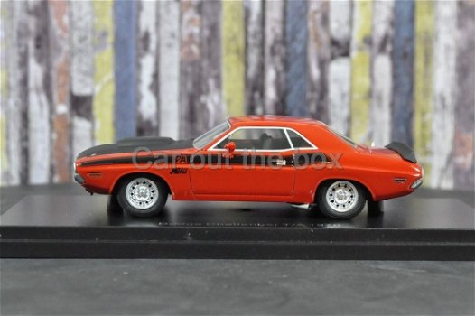 Dodge Challenger T/A 1970 rood 1:43 Bos - 1