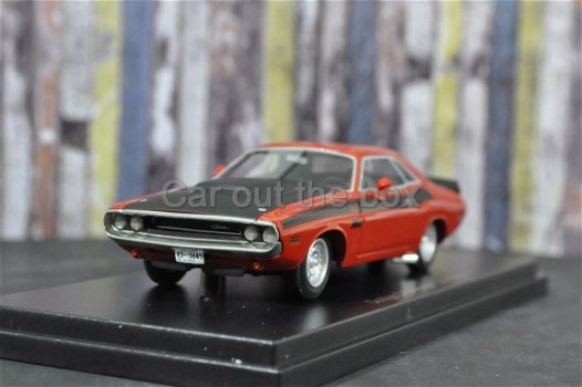 Dodge Challenger T/A 1970 rood 1:43 Bos - 2