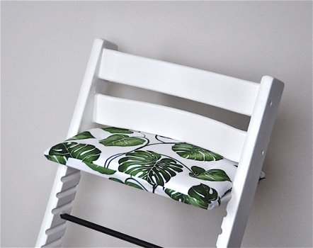 Nieuw! Zitkussens Monstera voor de stokke tripp trapp kinderstoel! - 1