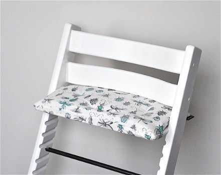 Nieuw! Zitkussens Monstera voor de stokke tripp trapp kinderstoel! - 4