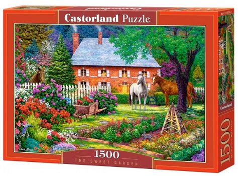Castorland - The Sweet Garden - 1500 Stukjes Nieuw - 2