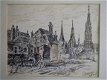 afbraak Huizen Delft - Arie Westmaas 1904-1985 - 2 - Thumbnail
