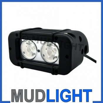 MUDLIGHT Heavy duty led light bar / verstraler, Cree xm-l2 20 watt 20W 2100 lumen. - 1