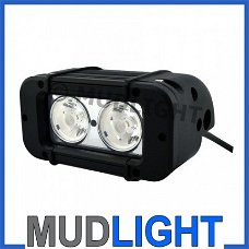 MUDLIGHT Heavy duty led light bar / verstraler, Cree xm-l2 20 watt 20W 2100 lumen.
