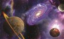 Universe VLIESbehang XL, Ruimtevaart fotobehang, Planeten behang *Muurdeco4kids - 4 - Thumbnail