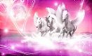 Paarden fotobehang L Pegasus roze Paarden behang *Muurdeco4kids - 1 - Thumbnail