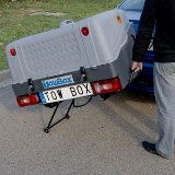 TOWBOX v1 trekhaakkoffer bagage op de trekhaak! Bespaar 14% brandstof! - Afbeelding 5
