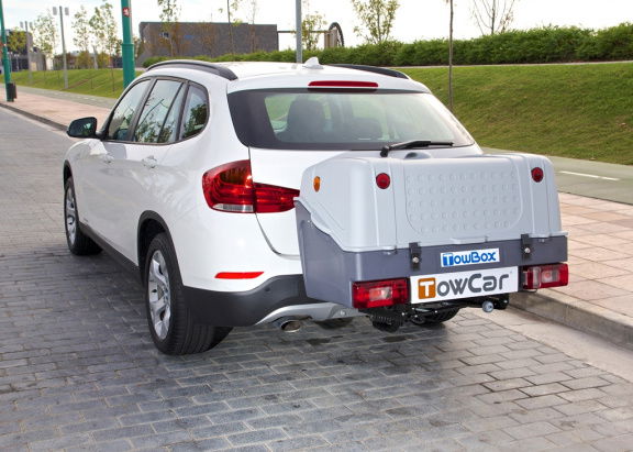 TOWBOX v1 trekhaakkoffer bagage op de trekhaak! Bespaar 14% brandstof! - Afbeelding 7