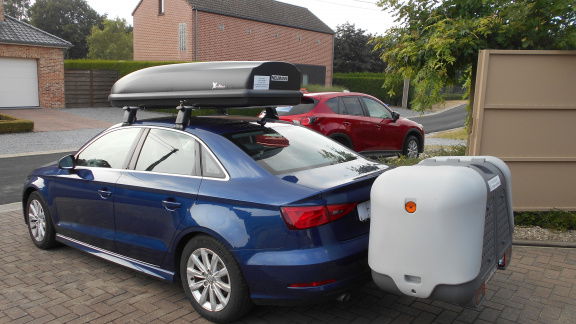 TOWBOX v2 bagage op de trekhaak! Loppem-Zedelgem West-Vlaanderen - Afbeelding 2