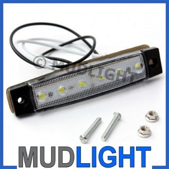 MUDLIGHT LED markeringsverlichting, zijmarkering, oranje / ambergeel. - 5