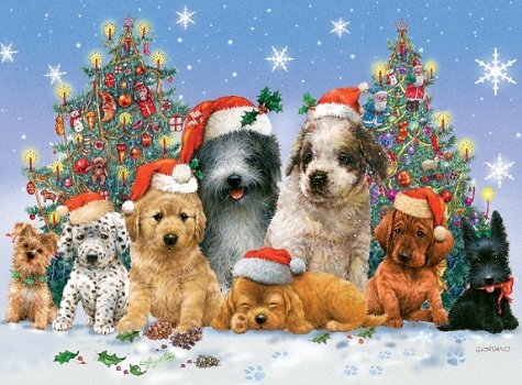 Bits and Pieces - Canine Christmas - 1000 Stukjes - 1