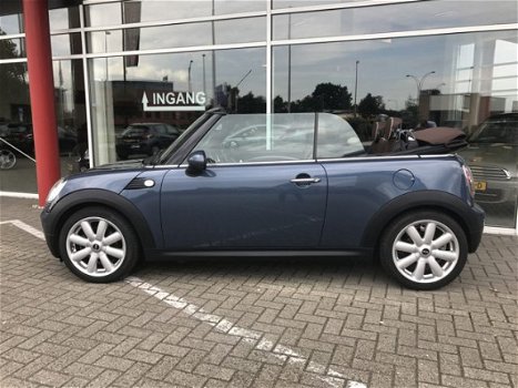 Mini Mini Cabrio - 1.6 Cooper Chili 120PK Airco/Leer/Elektrische kap bruin - 1