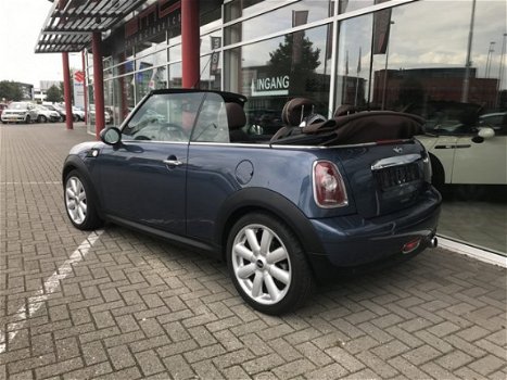 Mini Mini Cabrio - 1.6 Cooper Chili 120PK Airco/Leer/Elektrische kap bruin - 1