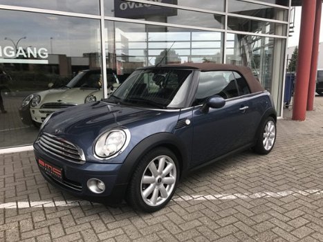 Mini Mini Cabrio - 1.6 Cooper Chili 120PK Airco/Leer/Elektrische kap bruin - 1