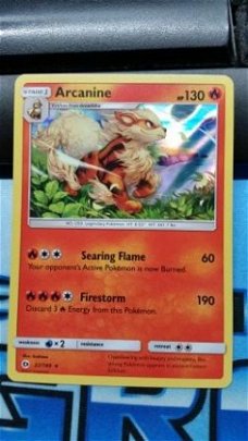 Arcanine  22/149 Holo  Sun&Moon