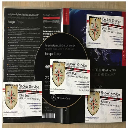 Mercedes Audio 50 Aps Europa DVD 2017 NTG4 W204 NIEUW - nr. 1