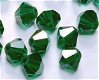 Swarovski 5301 Median Emerald AB 4mm 10 Stuk LIMITED. - 1 - Thumbnail