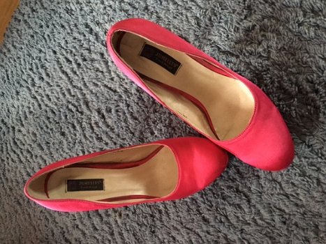 Fantastisch mooie pumps in fuchsia kleur, maat 40 - 1