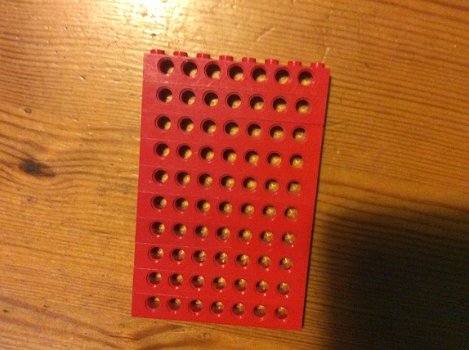 10 Lego stenen 1 x 16 noppen - 5