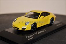 Porsche 911 (997 II) Carrera GTS geel 1:43 Minichamps