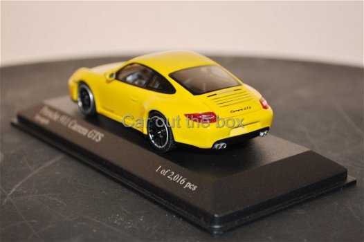 Porsche 911 (997 II) Carrera GTS geel 1:43 Minichamps - 4