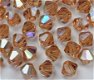 Swarovski 5301 Light Smoked Topaz AB 4mm Per 10 Stuk - 1 - Thumbnail