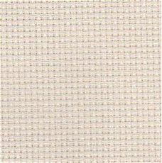 Coupon Zweigart Aida 14 Count Ecru 10.5 x 40cm