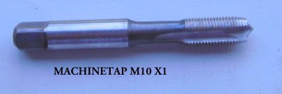 Metrisch Fijn Machinetap M 10 x 1 - 1