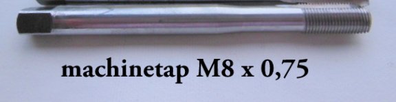 Metrisch Fijn Machinetap M 8 x 0,75 - 1