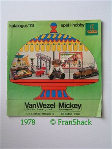 [1978] Katalogus '78, spel+hobby, Van Wezel