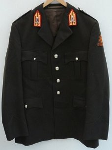 Jas, Uniform DT63, KMA (Koninklijke Militaire Academie) Cadetten, KL, maat: 53, 1989.(Nr.1)