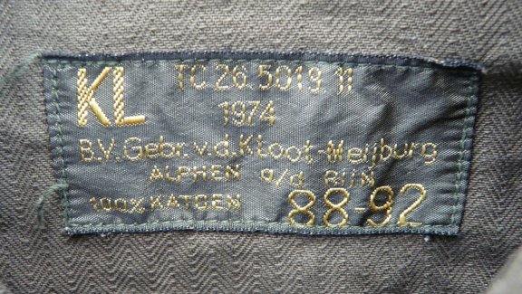 Jas, Gevechts, Uniform, M67, Koninklijke Landmacht, maat: 88-92, 1974.(Nr.1) - 3