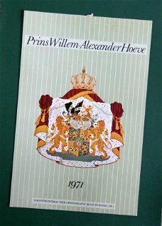 Kalender Prins Willem-Alexander Hoeve 1971