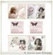 Knipvel 181 nostalgische plaatjes wit recycle rozen en vlinders A4 - 1 - Thumbnail