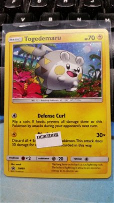 Togedemaru  SM09 Holo SM Promos nearmint