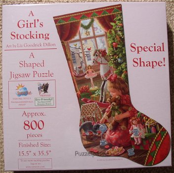 SunsOut - A Girl's Stocking - 800 Stukjes Nieuw - 2