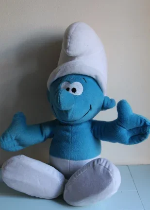 Pluchen smurf - nr. 1