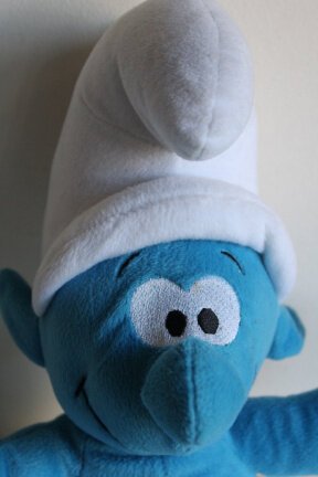 Pluchen smurf - Afbeelding 3