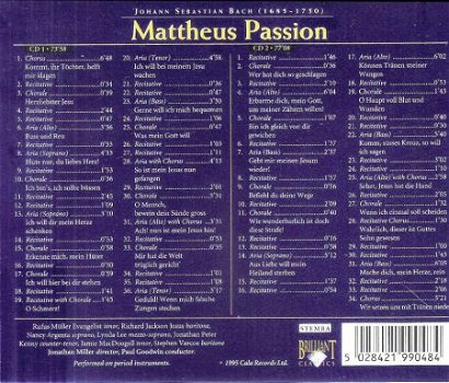 Mattheus Passion - 2CD - 1