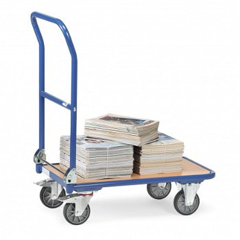 Magazijnwagen, Transportkar, Opklapbare Platformwagen 250 kg - 2