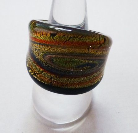 Mooie glasring (418) - Afbeelding 2