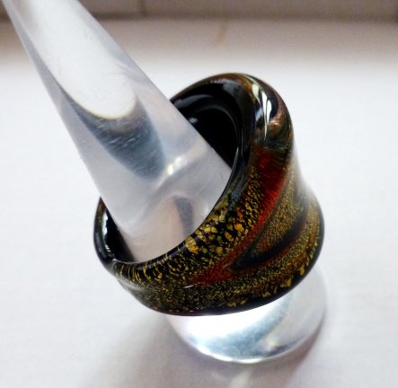 Mooie glasring (418) - Afbeelding 3