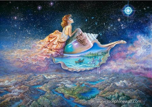 Josephine Wall - Wishing on a Star - 1000 Stukjes Nieuw - 1