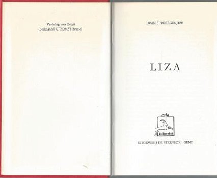 IWAN S. TOERGENJEW***LIZA***UITG. DE STEENBOK GENT*** - 3