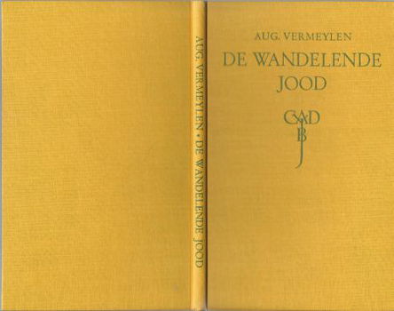 AUGUST VERMEYLEN**DE WANDELENDE JOOD**TEXTUUR LINNEN HARDCOV - 1