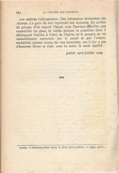 HENRY BORDEAUX **LA CROISEE DES CHEMINS**1944**L'ARCHER - 4