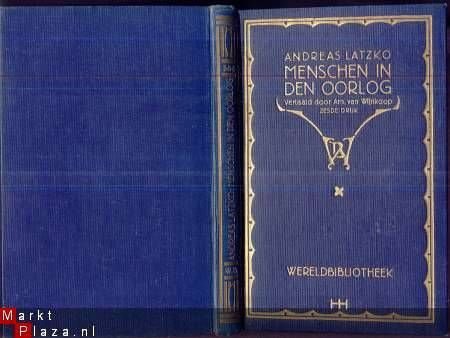 ANDREAS LATZKO**MENSCHEN IN DEN OORLOG**1930**VAN WIJNKOOP - 1